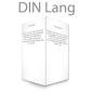 Preview: Klappkarte DIN Lang blanko 21x10,5cm (eigenes Design)