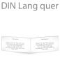 Preview: Klappkarte blanko DIN Lang quer (eigenes Design)