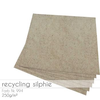 Cardstock "Recycling" 12"x12" 250g/m² (30,5 x 30,5cm) in recycling silphie