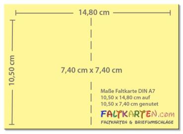 Faltkarte 240g/m² DIN A7 in dunkelgrün