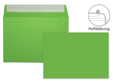 Briefumschlag DIN C6 Haftklebung in grasgrün