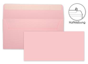 Briefumschlag DIN-Lang Haftklebung in rosa