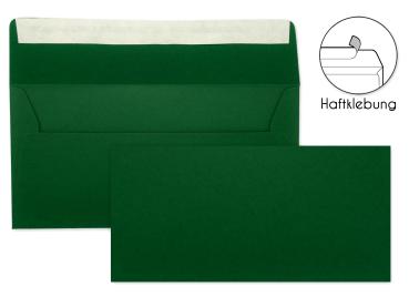 Briefumschlag DIN-Lang Haftklebung in dunkelgrün