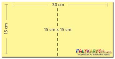 Doppelkarte - Faltkarte 15x15cm, 270g/m² in recycling schwarz