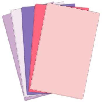 Farbkartonset "Rosatöne" 25x Cardstock in 5 Farben DIN A4 - farbig sortiert