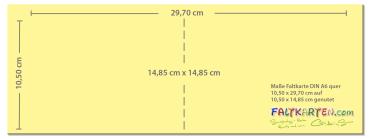 Doppelkarte - Faltkarte 225g/m² DIN A6 quer in samtgrün