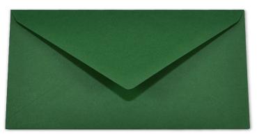 Briefumschlag DIN-Lang in dunkelgrün