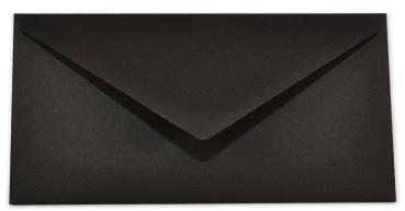 Briefumschlag DIN-Lang in schwarz