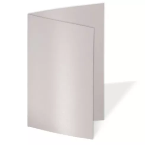 Doppelkarte - Faltkarte 300g/m² DIN A5 in metallic-puderrosa