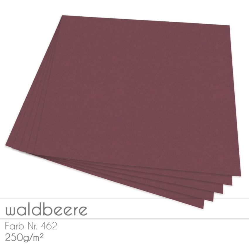 Cardstock "Premium" 12"x12" 250g/m² (30,5 x 30,5cm) in waldbeere