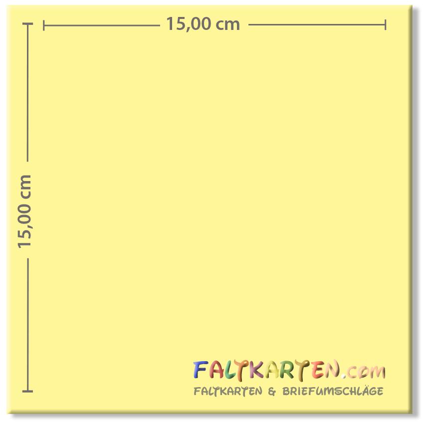 Karte - Einlegekarte 15x15 cm 240g/m² in leinen (weiss)