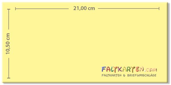 Karte - Einlegekarte DIN Lang 240g/m² in hellcreme