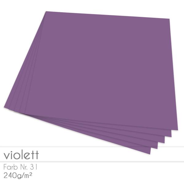 Cardstock "Premium" 12"x12" 240g/m² (30,5 x 30,5cm) in violett