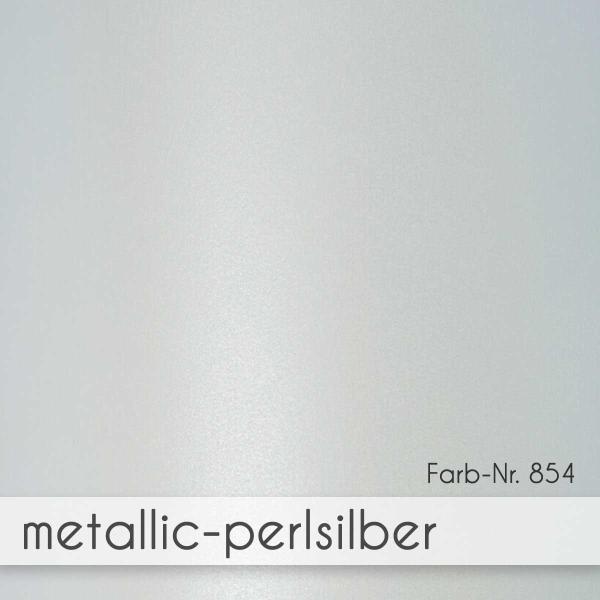 Karte - Einlegekarte DIN Lang 300g/m² in metallic persilber