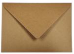 Kraftpapier-Umschlag DIN C6 Nassklebung in kraft braun